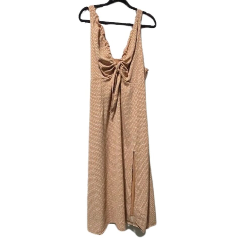 Abercrombie and Fitch V neck, cinched, slit dress size XXL